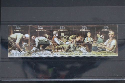 Australien 979-983 postfrisch Fünferstreifen #FA634