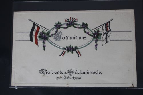 AK Deutschland Gott mit uns. 1918 gebraucht #PL390