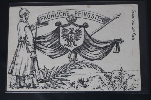 AK Deutschland Sendet aus dem Felde 1915 gebraucht #PL420