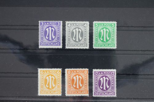 Alliierte Besetzung Bizone 10-15 postfrisch #FA366