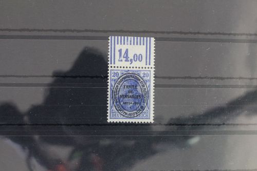 Dt. Abstimmungsgebiete Allenstein 19a W OR 2'9'2 postfrisch geprüft #FC704
