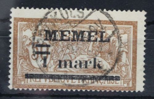 Memel 26yI gestempelt