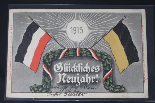 AK Deutschland Glückliches Neujahr 1915 gebraucht #PL480