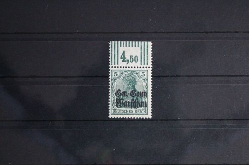Deutsche Besetzung 1. WK Polen 8b W OR postfrisch