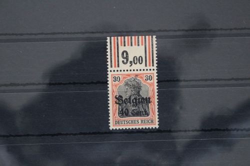Deutsche Besetzung 1. WK Belgien 19 W OR postfrisch