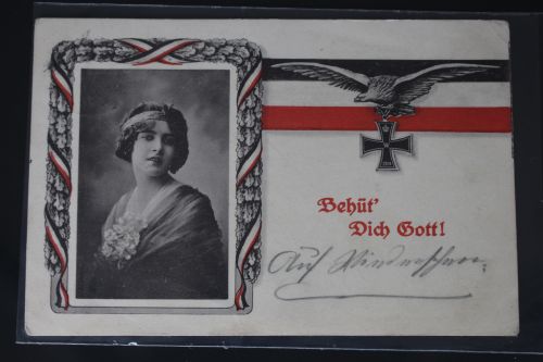 AK Deutschland Behüt' Dich Gott! 1915 gebraucht #PL516