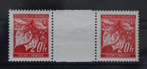 Böhmen und Mähren 22 postfrisch als Zwischenstegpaar #FA722