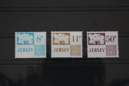Großbritannien Jersey Portomarken 18-20 postfrisch