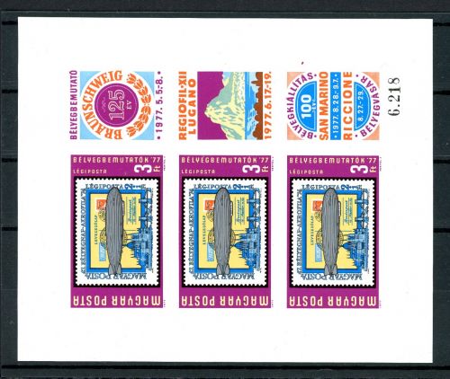 Ungarn KB 3201 B postfrisch Zeppelin #JO866