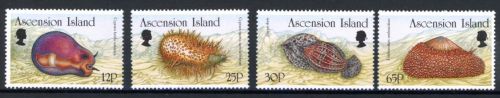 Ascension 679-682 postfrisch Schnecken #JQ888