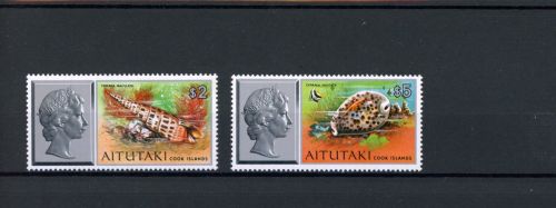 Aitutaki 137-138 postfrisch Muscheln #JQ893
