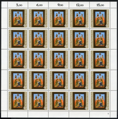 Berlin 25er Bogen 658 postfrisch
