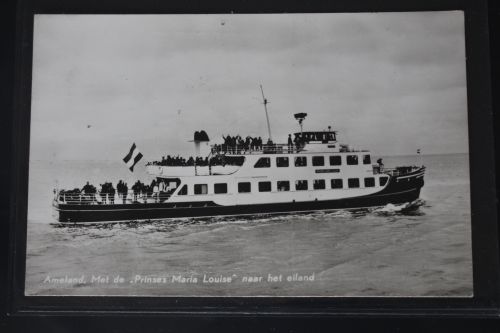 AK Niederlande Met de Prinses Maria Louise naar het eiland 1968 gebraucht #PL595