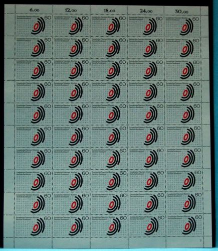 Bund 50er Bogen 1088 postfrisch Formnummer 2 #JZ356