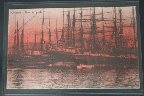 AK Belgien Genava - Navi in porto 1933 gebraucht #PL613