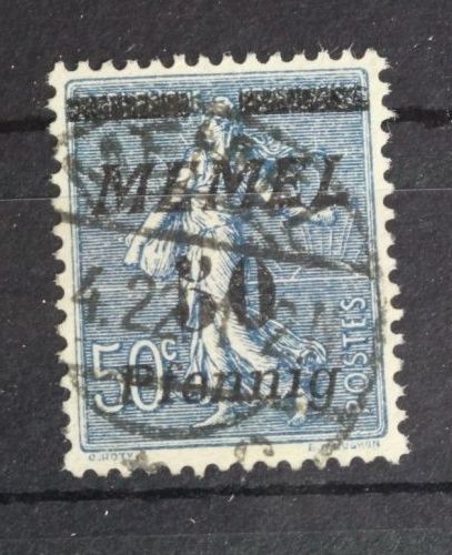 Memel 61 gestempelt #FK378