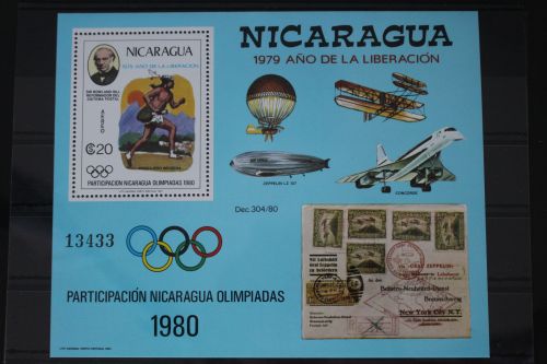 Nicaragua Block 111 postfrisch #FF948