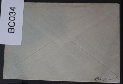 Feldpostbrief Stempel "Ballonzug Nr. 108" Briefstempel #BC034