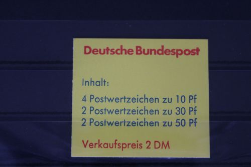 BRD MH 21a II oZ postfrisch #FM028