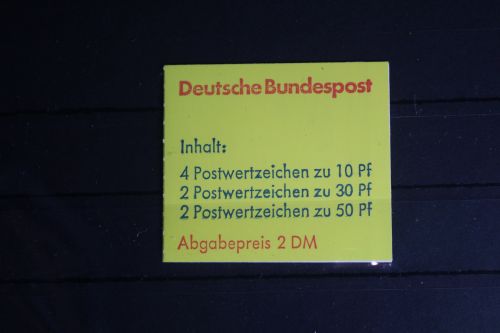 BRD MH 22 Ik1 oZ postfrisch #FM070