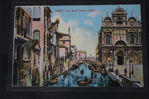 AK Venedig Ganal dei SS. Giovannl e Paolo 1909 gebraucht #PL861