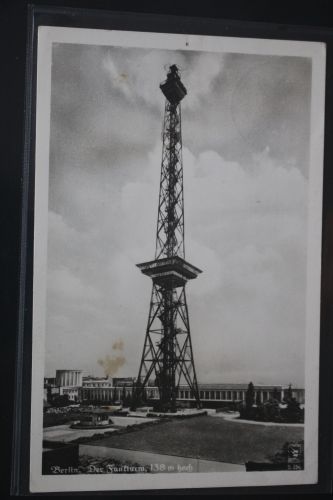 AK Berlin Der Funkturm, 138 m hoch 1951 gebraucht #PL928