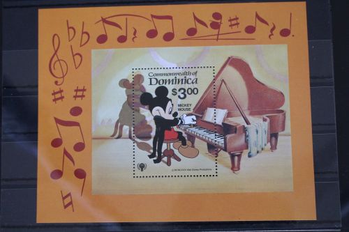 Dominica Block 60 mit 666 postfrisch Walt Disney #FM858