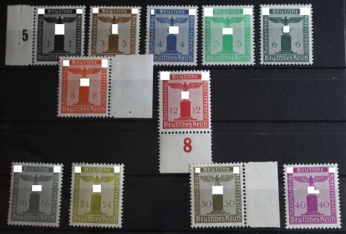 Deutsches Reich Dienstmarke 144-154 postfrisch #FP021