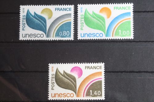 Frankreich Dienstmarken Unesco 16-18 postfrisch #FN574