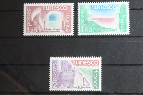 Frankreich Dienstmarken Unesco 21-23 postfrisch #FN576