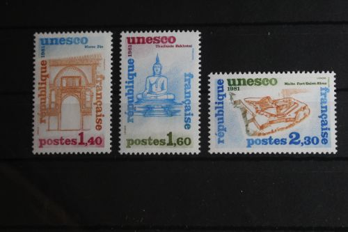 Frankreich Dienstmarken Unesco 24-26 postfrisch #FN577