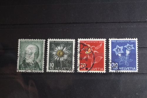 Schweiz 424-427 gestempelt Pro Juventute #FN702