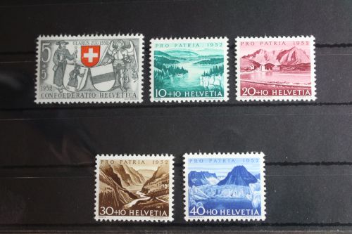Schweiz 570-574 postfrisch Pro Patria #FN737
