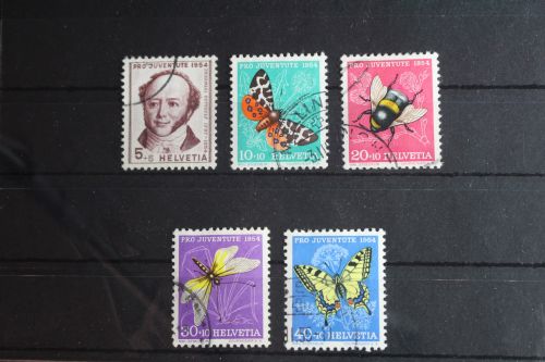 Schweiz 602-606 gestempelt Pro Juventute #FN751