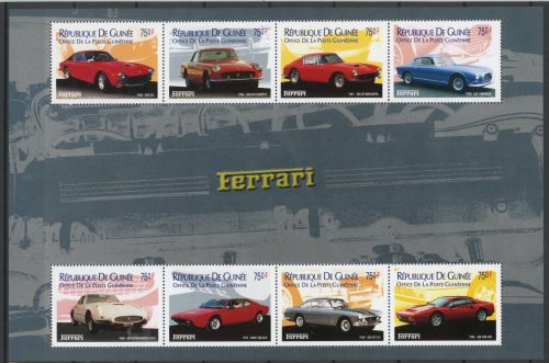 Guinea KB mit 3700-3707 postfrisch Autos #JY415