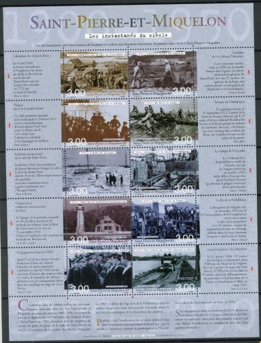 St. Pierre et Miquelon KB mit 797-06 postfrisch Geschichte #JY406