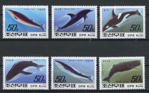 Korea Nord 3354-3359 postfrisch Wale #HE836