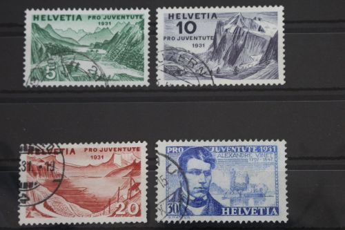 Schweiz 246-249 gestempelt Pro Juventute #FT603