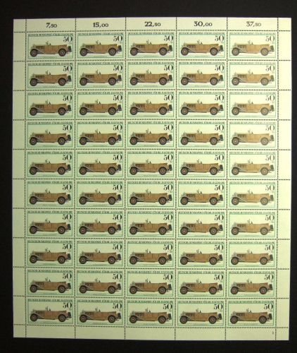 Bund 50er Bogen 1124 postfrisch Formnummer 1 #JZ329