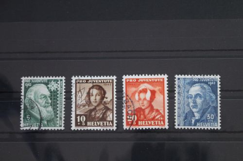 Schweiz 412-415 gestempelt Pro Juventute #FT634