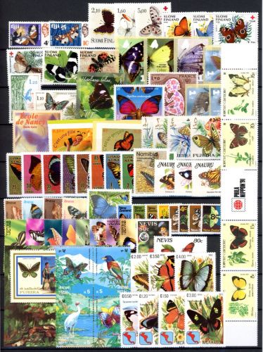 Lot Motiv Schmetterling postfrisch