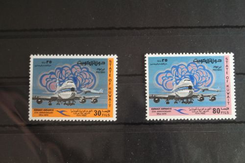 Kuwait 847-848 postfrisch Luftfahrt #FS326