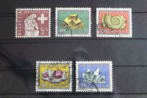Schweiz 657-661 gestempelt Pro Patria #FT433