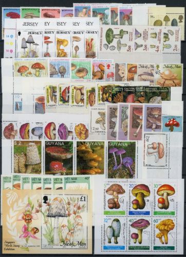 Lot Motiv Pilze postfrisch