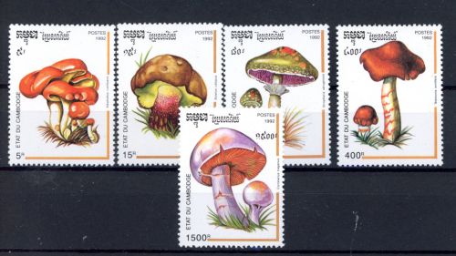 Kambodscha 1318-1322 postfrisch Pilze #JR641