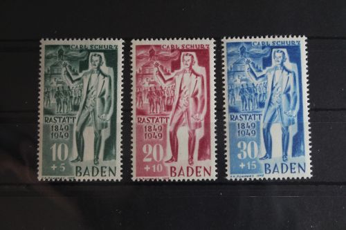 Fr. Zone Baden 50-52 postfrisch