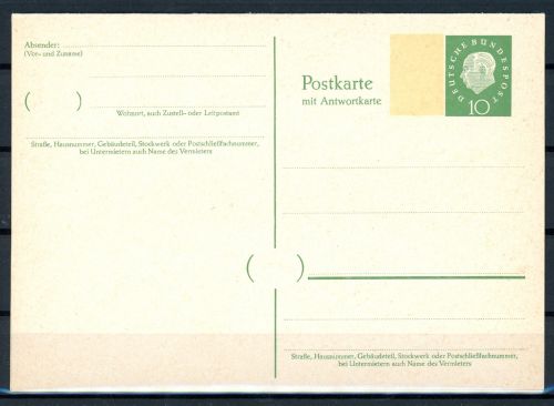 Bund Ganzsache P 45 I A/F postfrisch #JR729