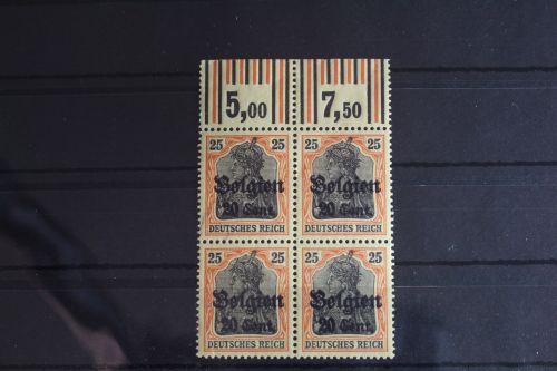 Deutsche Besetzung 1. WK Belgien 17W OR postfrisch #FV226