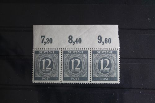 Alliierte Besetzung 920P OR ndgz postfrisch als Dreiereinheit ungefaltet #FV034