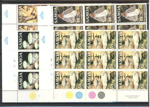 Samoa 15er Bogen 561-564 postfrisch Pilze #JQ935
